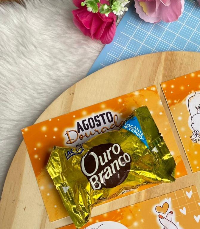 MIMO AGOSTO DOURADO CARD RETANGULAR