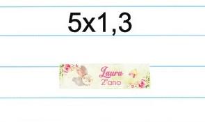 5X1,3 ETIQUETA ESCOLAR