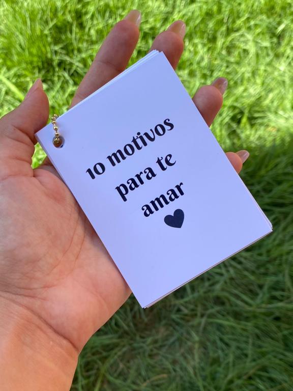 10 MOTIVOS PARA TE AMAR CHAVEIRO