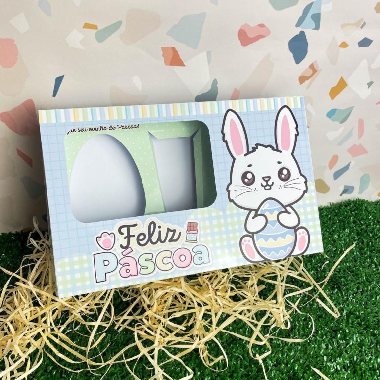 CX MINI CONFEITEIRO PASCOA TAMPA EM ACETATO