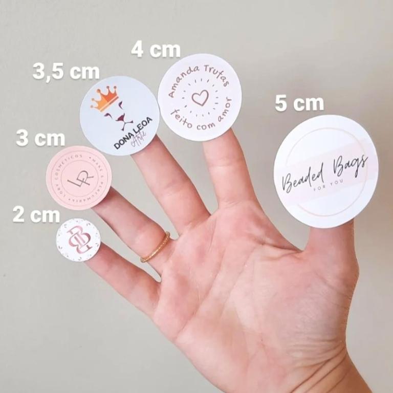 CARTELA 35 ADESIVOS 3.5CM
