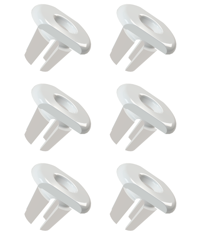 KIT 6PCS ACAB EXT COLUNA FRONTAL HPN1620 /ATRON/710/1720/912