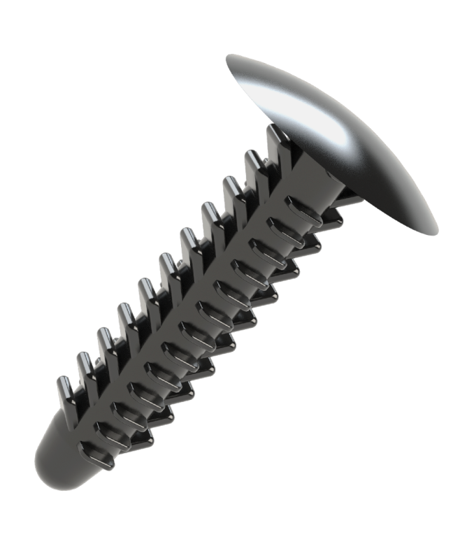 GRAMPO ARVORE FURO 5MM C/ 22MM PRETO