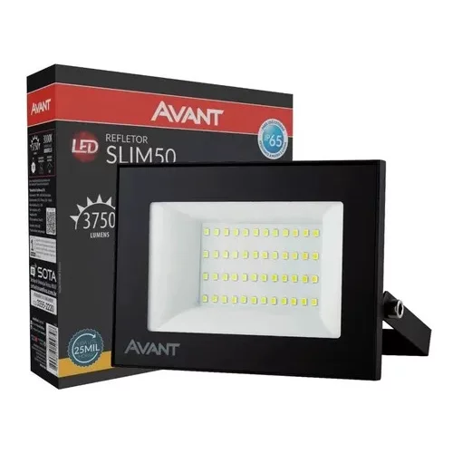 REFLETOR LED 50W 1 LINHA