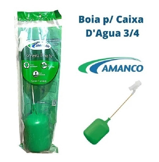BOIA CAIXA DAGUA 3/4 PVC