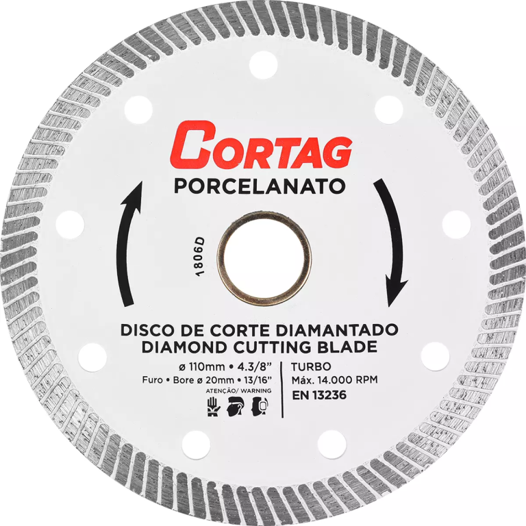 DISCO DIAMANTADO PORCELANATO 110X20