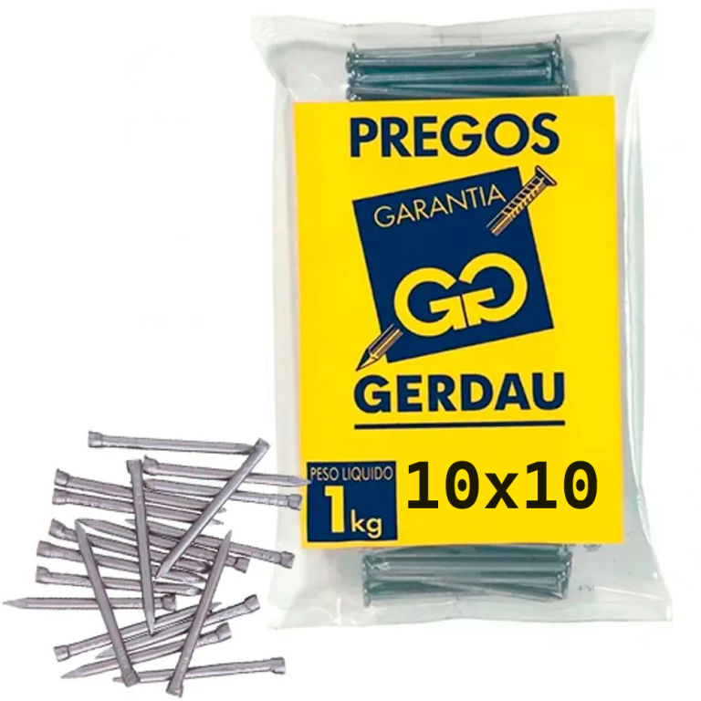 PREGO 10X10 S/CABECA
