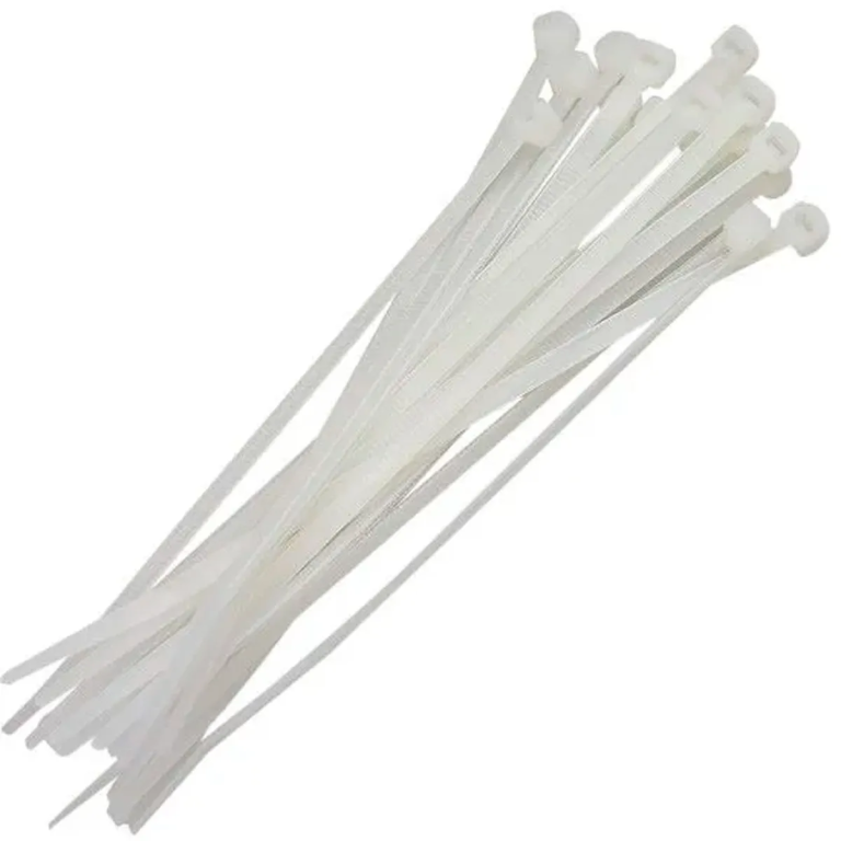 ABRACADEIRA NYLON 400 X 4,8MM BRANCO
