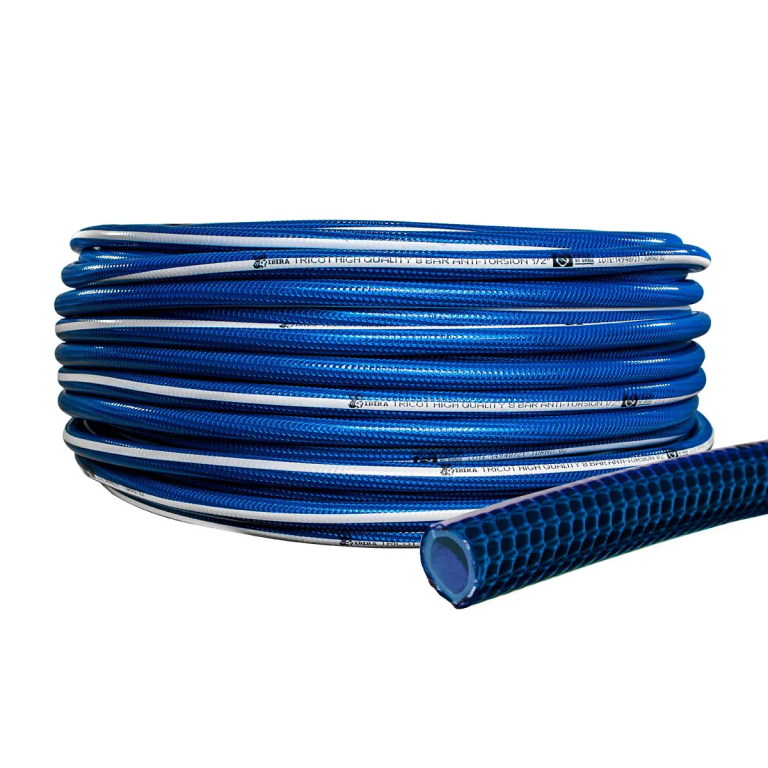 MANGUEIRA JARDIM AZUL 1/2X2MM ANTI TORCAO