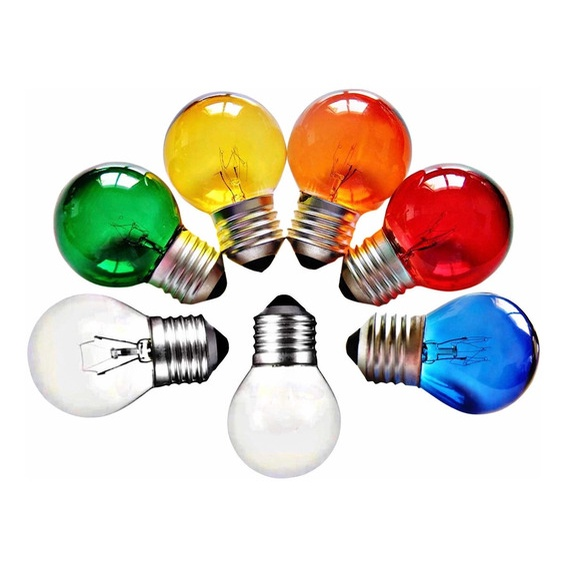 LAMPADA BOLINHA 15W CLARA 127V