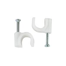 FIXA FIO 8MM RG6 RED BRANCO C/100 MIGUELAO