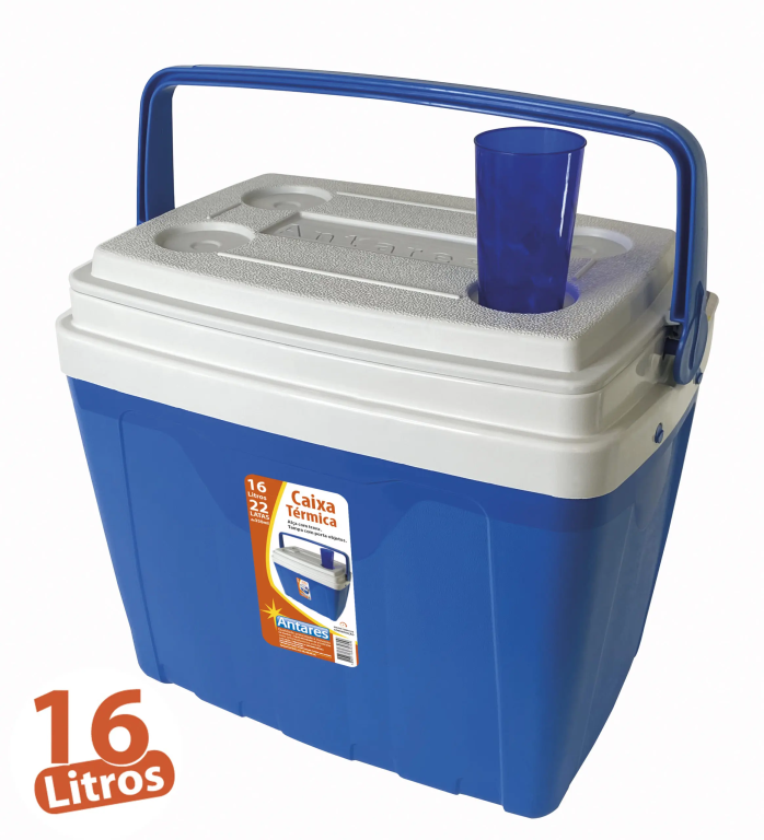 CAIXA TERMICA 16L AZUL