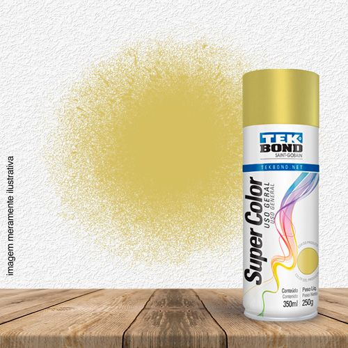 SPRAY METALICO DOURADO 350ML