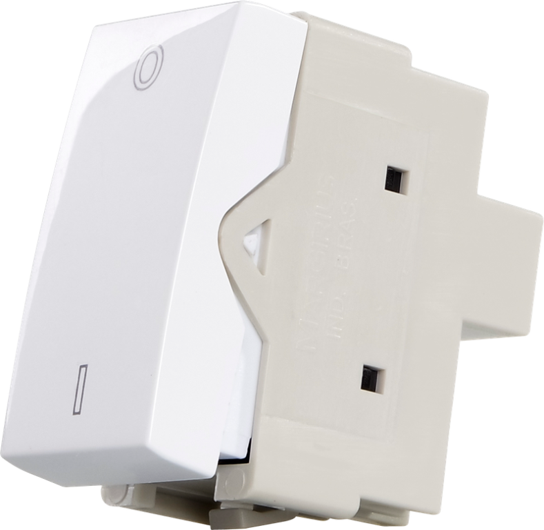 MODULO INTERRUPTOR BIPOLAR 10A SIMPLES - SLEEK