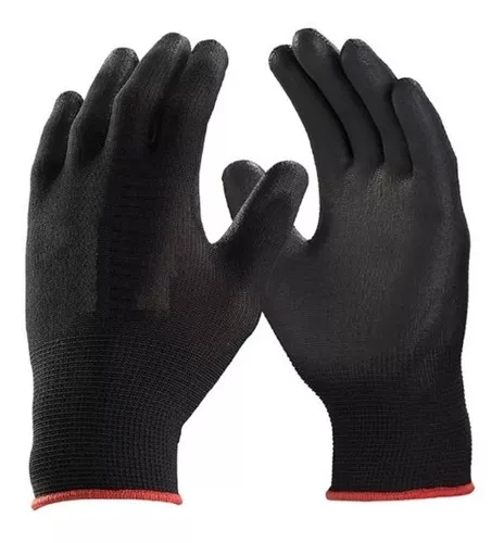 LUVA PRETA HELANCA PU 8M SAFETY