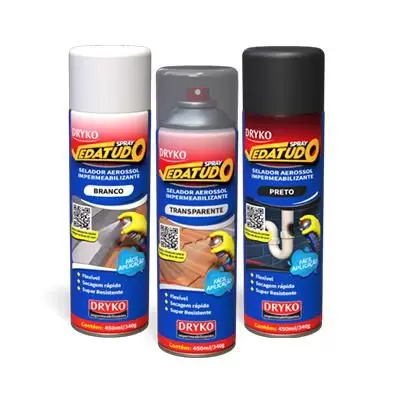 BORRACHA LIQUIDA SPRAY TRANSPARENTE 400ML