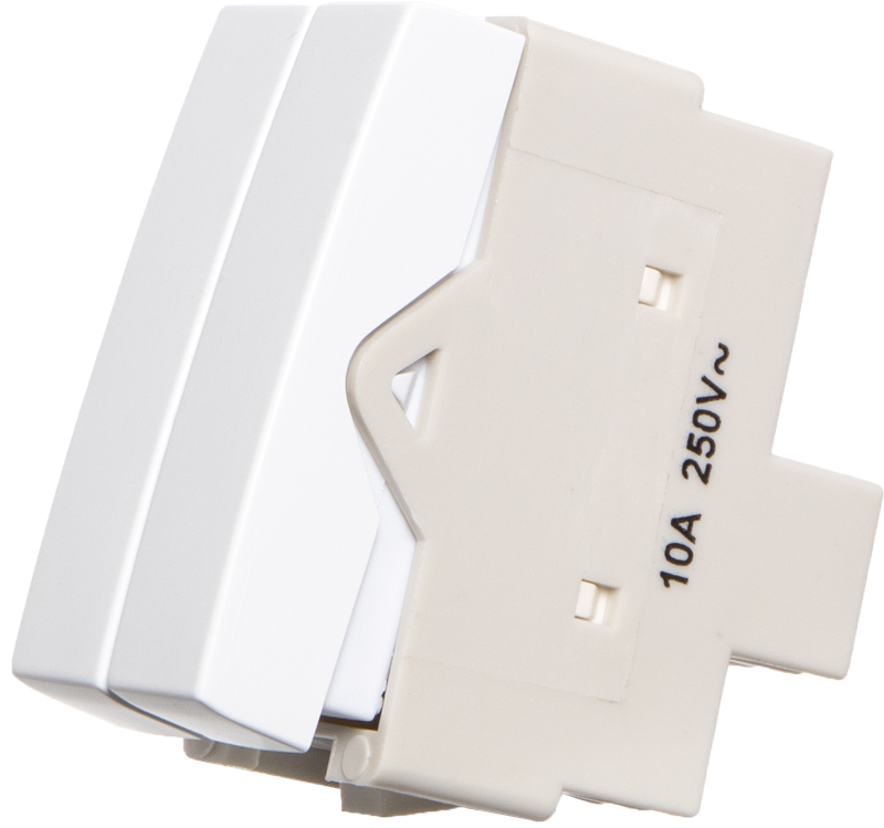 MODULO INTERRUPTOR DUPLO SIMPLES - SLEEK