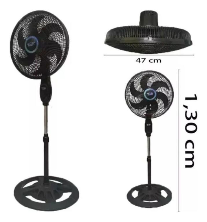 VENTILADOR COLUNA TURBO 40CM 10PAS 127V