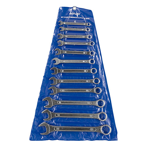 JOGO CHAVE COMBINAD 12PC EDA 6MM~22MM