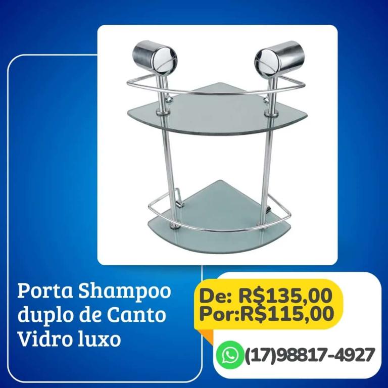 PORTA SHAMPOO CANTO DUPLO
