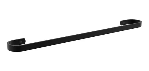 PORTA TOALHA BANHO BARRA CHATA BLACK
