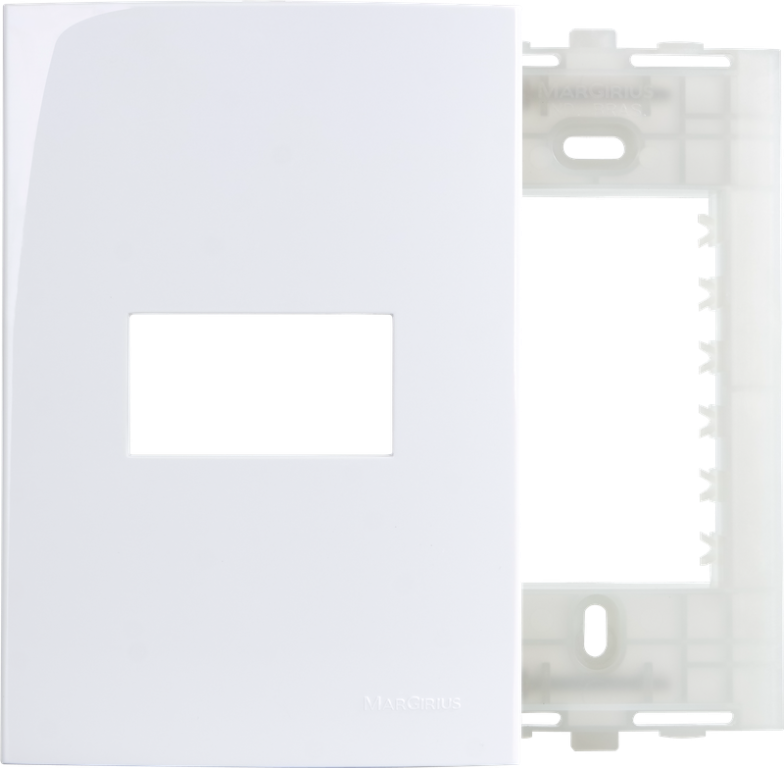 PLACA 4X2 1 POSTO C/SUP - SLEEK