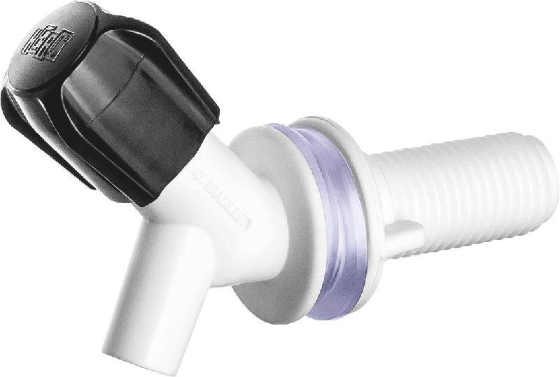 TORNEIRA FILTRO CANTIL 5/8" BRANCO/PRETO