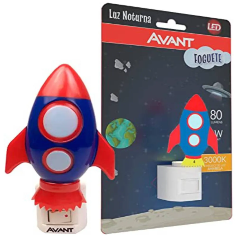 LUZ NOTURNA LED FOGUETE 1W BQ BIVOLT - AVANT
