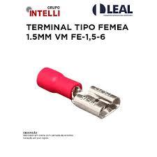 TERMINAL PRE ISOLADO FEMEA 1.5MM VERMELHO
