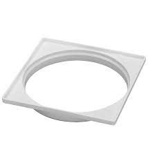 PORTA GRELHA QUADRADO BRANCA DN100