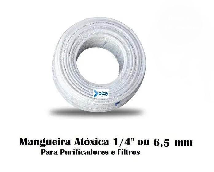 MANGUEIRA ATOXICA FILTRO 1/4 (EXTERNO 6,60 - INTERNO 4,20)
