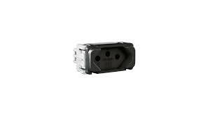 MODULO TOMADA 2P+T 10A PRETO COMPOSE