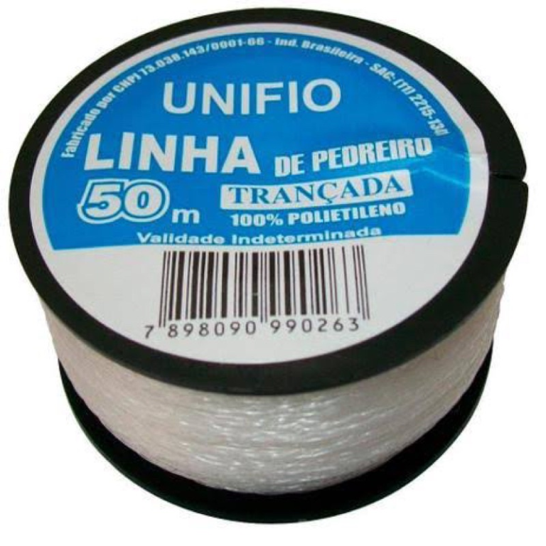 LINHA PEDREIRO LISA 50M UNIFIO
