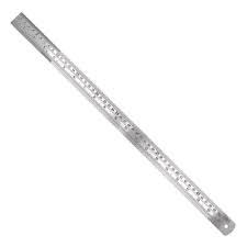 REGUA DE ACO INOX - 500 MM