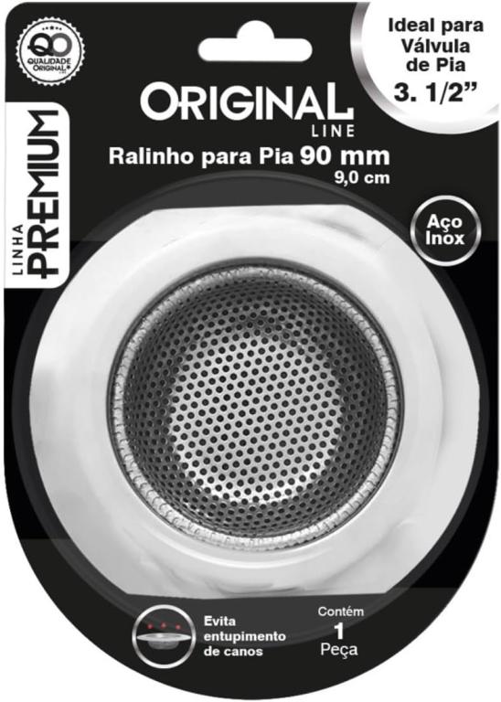 RALINHO PARA PIA INOX CESTINHA PIA AMERICANA 9CM
