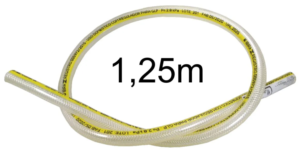 MANGUEIRA GAS IBIRA 1,25M 3/8