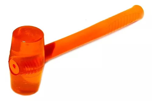 MARTELO DE BORRACHA LARANJA