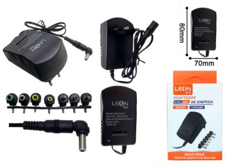 Fonte Alimentação Regulada Universal 3.5A 30W Remote 6 Plugues - IT'BLUE