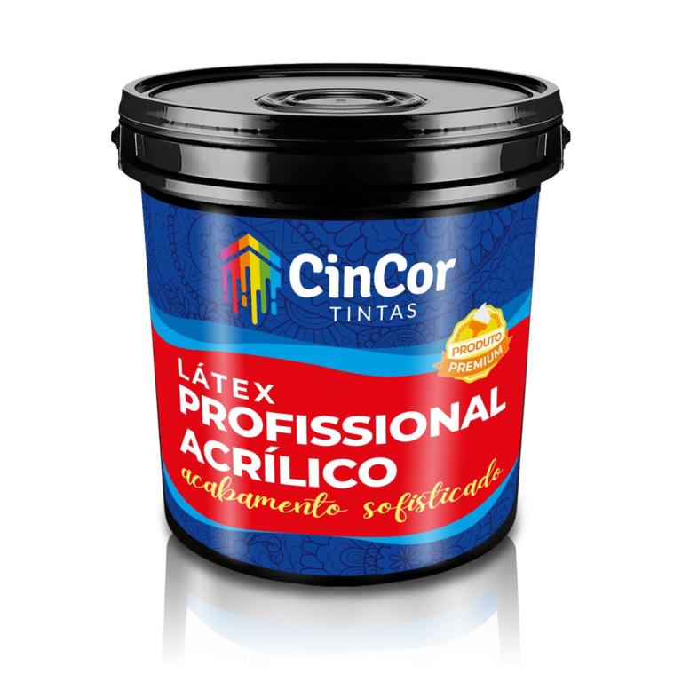 LATEX ACRILICO PROFISSIONAL CINCOR 18L BALDE