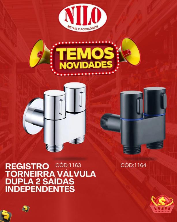 REGISTRO DUCHA HIGIENICA DUPLO INDEPENDENTE