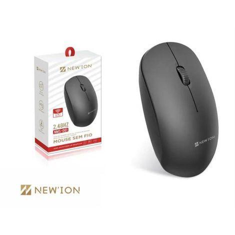MOUSE SEM FIO ALTA PRECISÃO 2.4GHZ NEW’ION