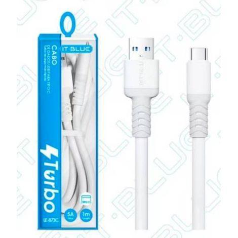CABO DE CELULAR 30W V8 5.A REFORÇADO PREMIUM- IT-BLUE