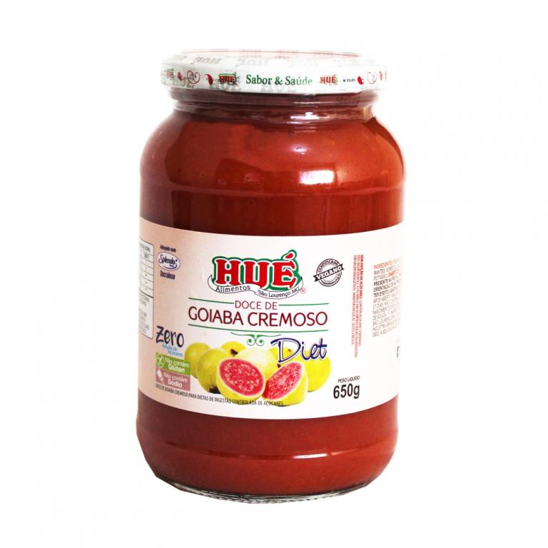 DOCE DE GOIABA CREMOSO DIET VEGANO POTE GRANDE (CX 10X650G)