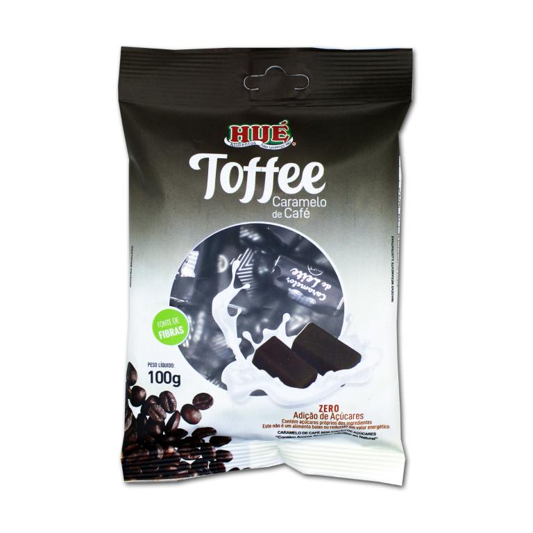 TOFFEE DE CAFÉ (CARAMELO) ZERO PACOTE (MÉDIA DE 20UN/CX 18X100G)