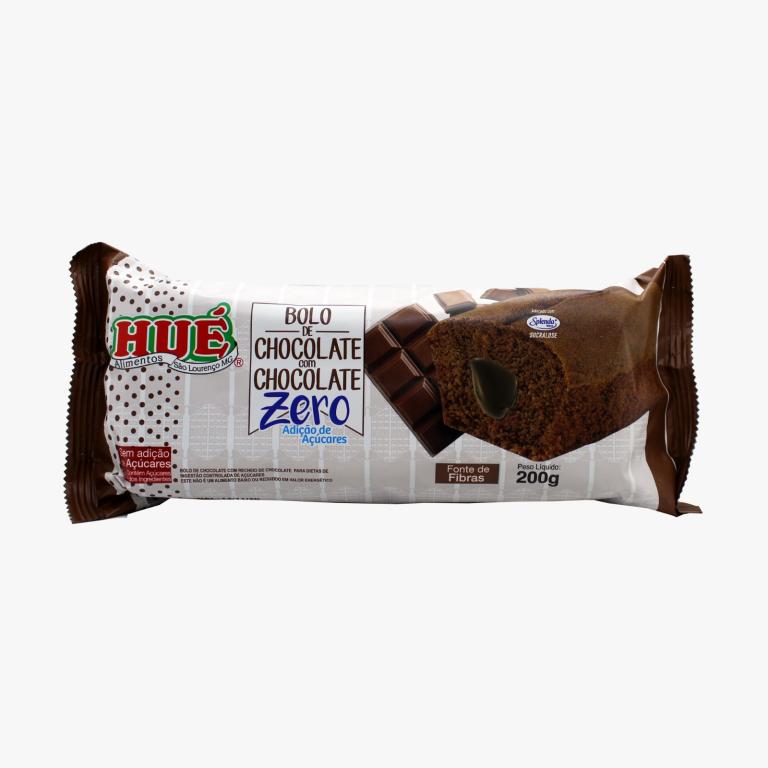 BOLO ZERO CHOCOLATE COM RECHEIO DE CHOCOLATE (CX 12X200G)