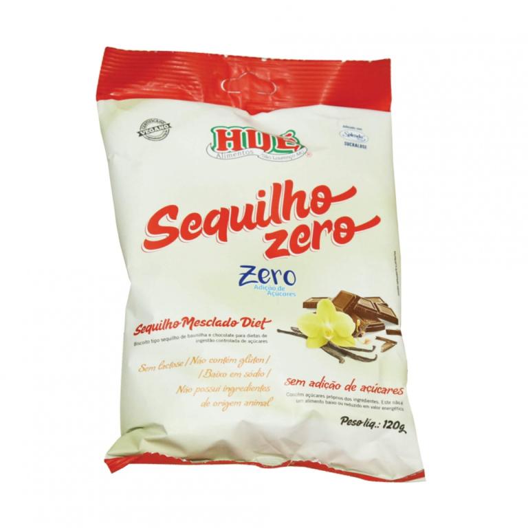 SEQUILHO SABOR MESCLADO ZERO VEGANO BAUNILHA/CHOCOLATE (CX 12X120G)