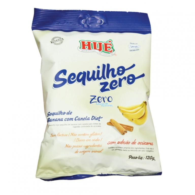 SEQUILHO SABOR BANANA COM CANELA ZERO VEGANO (CX 12X120G)