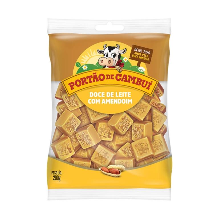 Doce de Leite com Amendoim GANCHEIRA Pct 200g (Cx Master 50x200g)