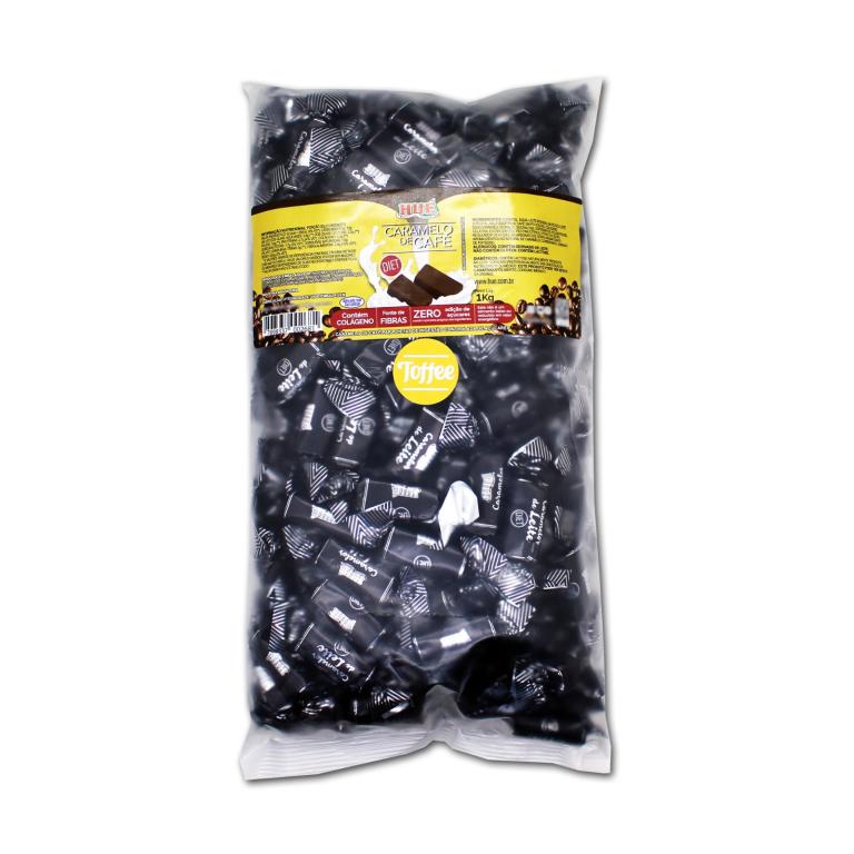 TOFFEE CARAMELO DE CAFÉ DIET TORÇÃO (REFIL) 1KG (MÉDIA DE 200UN/CX 04PCTX1KG)
