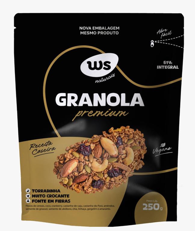 Granola Premium WS NATURAIS Pacote 500g